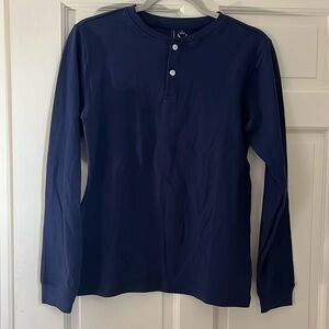 Navy Blue Henley Tee - Janie and Jack